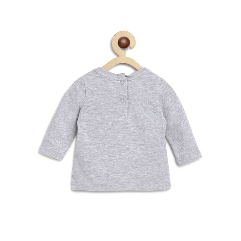 Knitted T-Shirt With Unicorn Print image number 1
